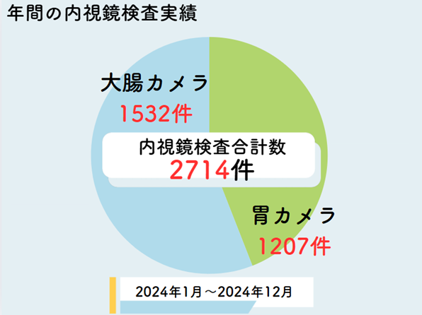 内視鏡検査実績　2024
